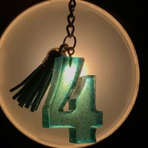 Keychain letters/numbers